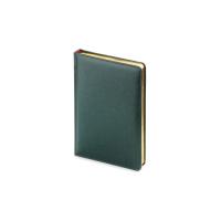 Ежедневник А5 датированный Sidney Nebraska 2026, зеленый (золотой обрез)