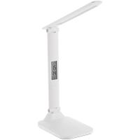 Настольная лампа с часами и календарем Office Torch ver. 2, белая
