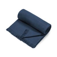 Плед Lina133x180 см. , 100% хлопок, синий