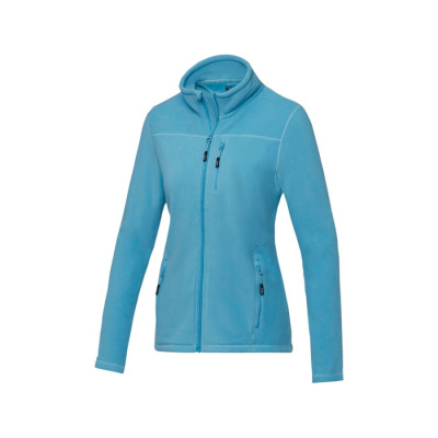 Женская флисовая куртка Amber на молнии из переработанных материалов по стандарту GRS, nxt blue (размер XS)