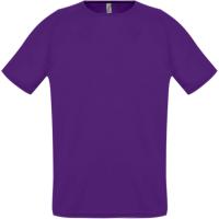 Футболка унисекс Sporty 140 темно-фиолетовая