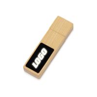 USB 2. 0- флешка на 32 Гб c подсветкой логотипа Bamboo LED