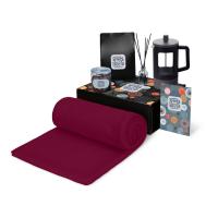 Подарочный набор Re: y. Vive с пледом, френч-прессом и кофе