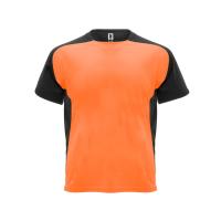 Футболка Bugatti мужская, неоновый оранжевый/черный