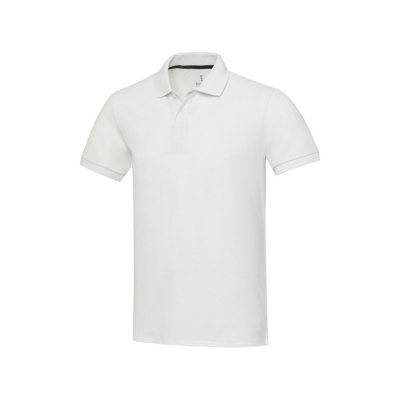 Emerald поло унисекс с коротким рукавом из переработанных материалов Aware™. - Белый (размер XS)