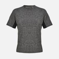 Футболка спортивная унисекс Storm, черный меланж