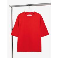 Футболка оверсайз унисекс Kosmos 2. 0, красная (алая)