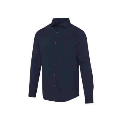 Carnelian мужская рубашка из поплина - Navy Blue (размер XS)