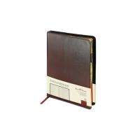 Ежедневник полудатированный портфолио А5 PROFY коричневый