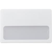 Бейдж с загибушкой(литой) 90х60мм, белый