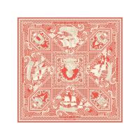 Платок Русская резьба по кости