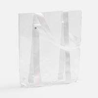 Шопер Clear Fest, ver. 2, прозрачный с белыми ручками