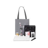 Подарочный набор Re: f. Walk с палантином, шоппером и термосом, белый