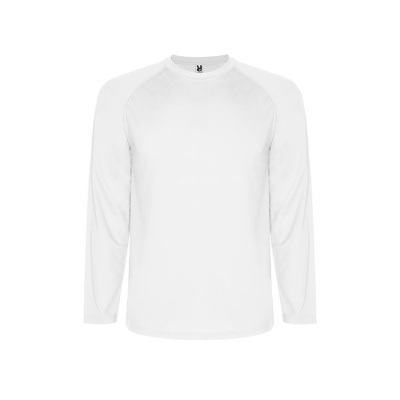 Футболка Montecarlo мужская с длинным рукавом, белый (размер S)