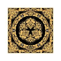 Платок Златоустовская гравюра