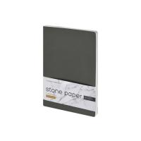 Тетрадь с каменной бумагой А5 Carrara 40 л. , линейка, серый