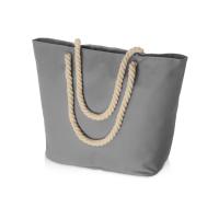 Сумка Seaside для шопинга и пляжа с широким дном, серый