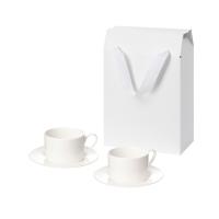 Подарочный набор Mokko в коробке-пакете (две чайных пары)