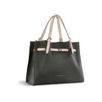 Сумка наплечная женская BUGATTI ЭЛЛА | ELLA, оливковая, полиуретан, 37, 5х13, 5х28 см