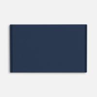 Лейбл из ПВХ Dzeta, XL, темно-синий