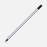 Карандаш простой Triangle Black с ластиком, серебристый