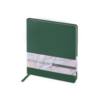 Еженедельник с каменной бумагой А5+ Carrara, зеленый