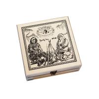 Подарочный набор c чаем Сокровища Севера в деревянной шкатулке