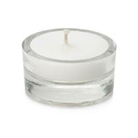 Свеча парафиновая в стекле Geni,  прозрачная