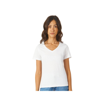 Футболка Heavy Super Club 2. 0 женская с V-образным вырезом, белый (размер L)