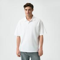 Рубашка поло унисекс Тайм (Time), 265гр. , белый, размер 3XL/4XL