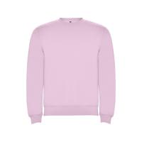 Свитшот с начесом Clasica унисекс, светло-розовый