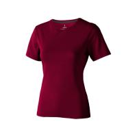 Nanaimo женская футболка с коротким рукавом, бургунди
