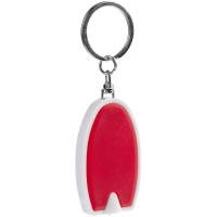 Брелок-фонарик Vivid, ver. 2, красный с белым