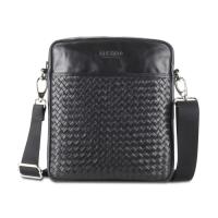 Сумка через плечо Mano Don Luca, натуральная кожа в черном цвете, 23 х 26, 5 х 4, 5 см