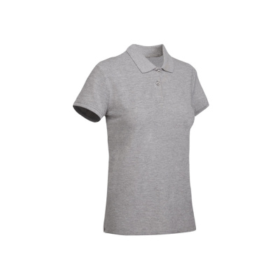 Рубашка поло Prince женская, серый меланж (размер S)