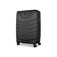 Чемодан WENGER Pegasus, черный, поликарбонат+АБС-пластик, большой, 52х76х30 см, 99 л. 