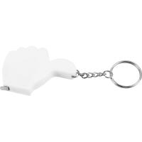 Брелок-рулетка, 1 м. , белый