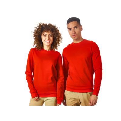 Свитшот Motion унисекс с начесом, красный (размер XS)