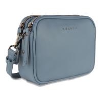 Сумка кросс-боди женская BUGATTI АЛМАТА | ALMATA, голубая, полиуретан, 21, 5х6х15 см