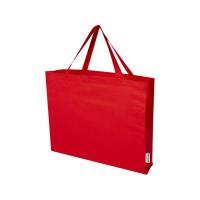 Odessa большая эко-сумка из переработанного хлопка, сертифицированного согласно GRS, плотностью 220 г/м² - Красный