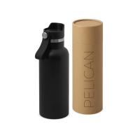 Вакуумная термобутылка Pelican, 500 мл, черный