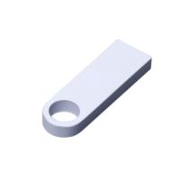 USB 3. 0-флешка на 32 Гб с мини чипом и круглым отверстием, белый