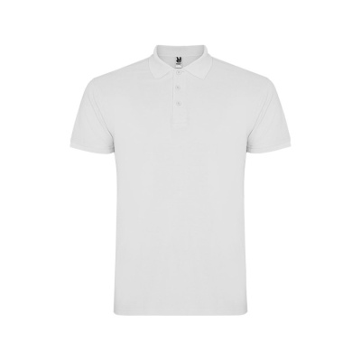 Рубашка поло Star мужская, белый (размер S)