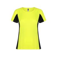 Футболка Shanghai женская, неоновый желтый/черный