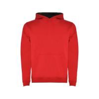 Толстовка с капюшоном Urban детская, красный/черный