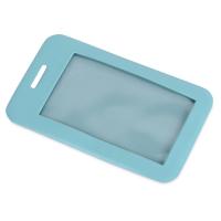 Чехол для пропуска Weekend из ПВХ, голубой