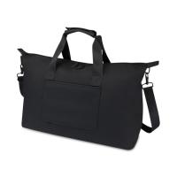 Спортивная сумка для ноутбука с диагональю экрана 15, 6 дюйма Turner, изготовленная из переработанных материалов согласно стандарту GRS - сплошной черный