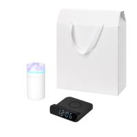 Подарочный набор Crystal, Rigel, черный (увлажнитель воздуха, зарядное устройство)