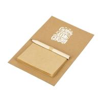 Магнит с блокнотом и карандашом для заметок Magny, натуральный