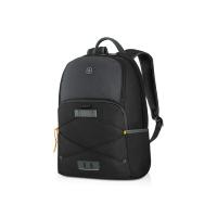 Рюкзак WENGER Trayl 15. 6, чёрный, переработанный ПЭТ, 34 x 20 x 45 см, 22 л. 